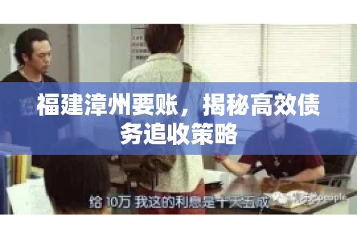 福建漳州要账，揭秘高效债务追收策略