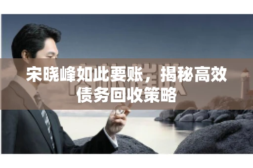 宋晓峰如此要账,揭秘高效债务回收策略 宋晓峰如此要账,揭秘高效债务回收策略