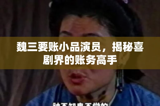 魏三要账小品演员,揭秘喜剧界的账务高手 魏三要账小品演员,揭秘喜剧界的账务高手