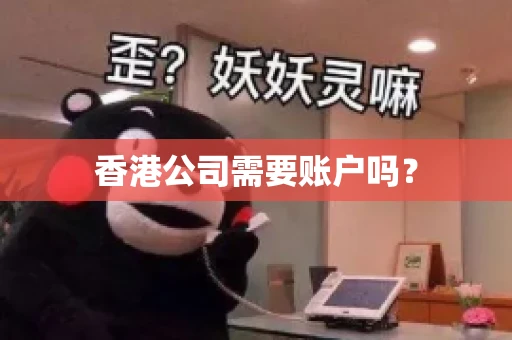 香港公司需要账户吗？