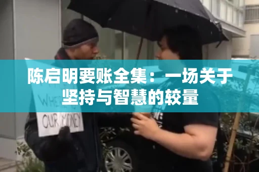 陈启明要账全集：一场关于坚持与智慧的较量