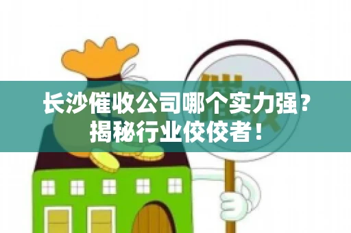 长沙催收公司哪个实力强？揭秘行业佼佼者！